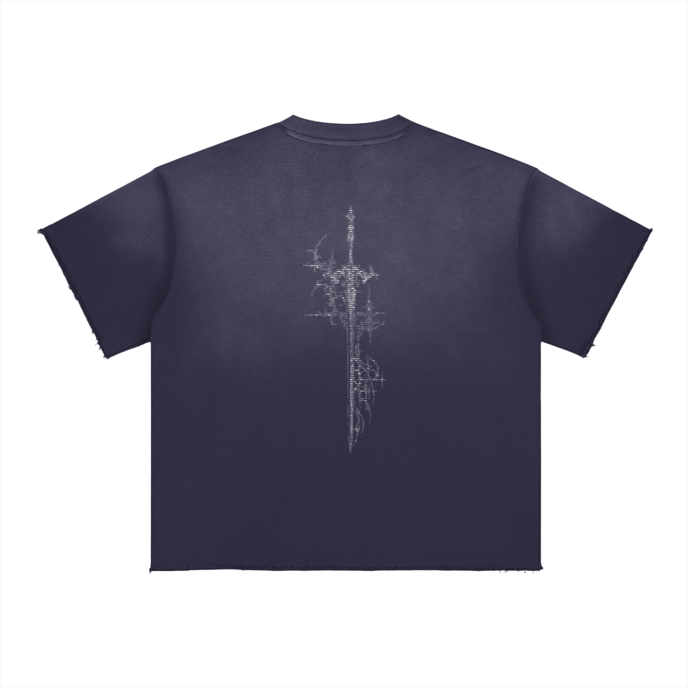 Sun Fade Raw Edge T-Shirt