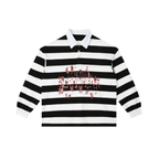 Color Block Stripe Polo Shirt