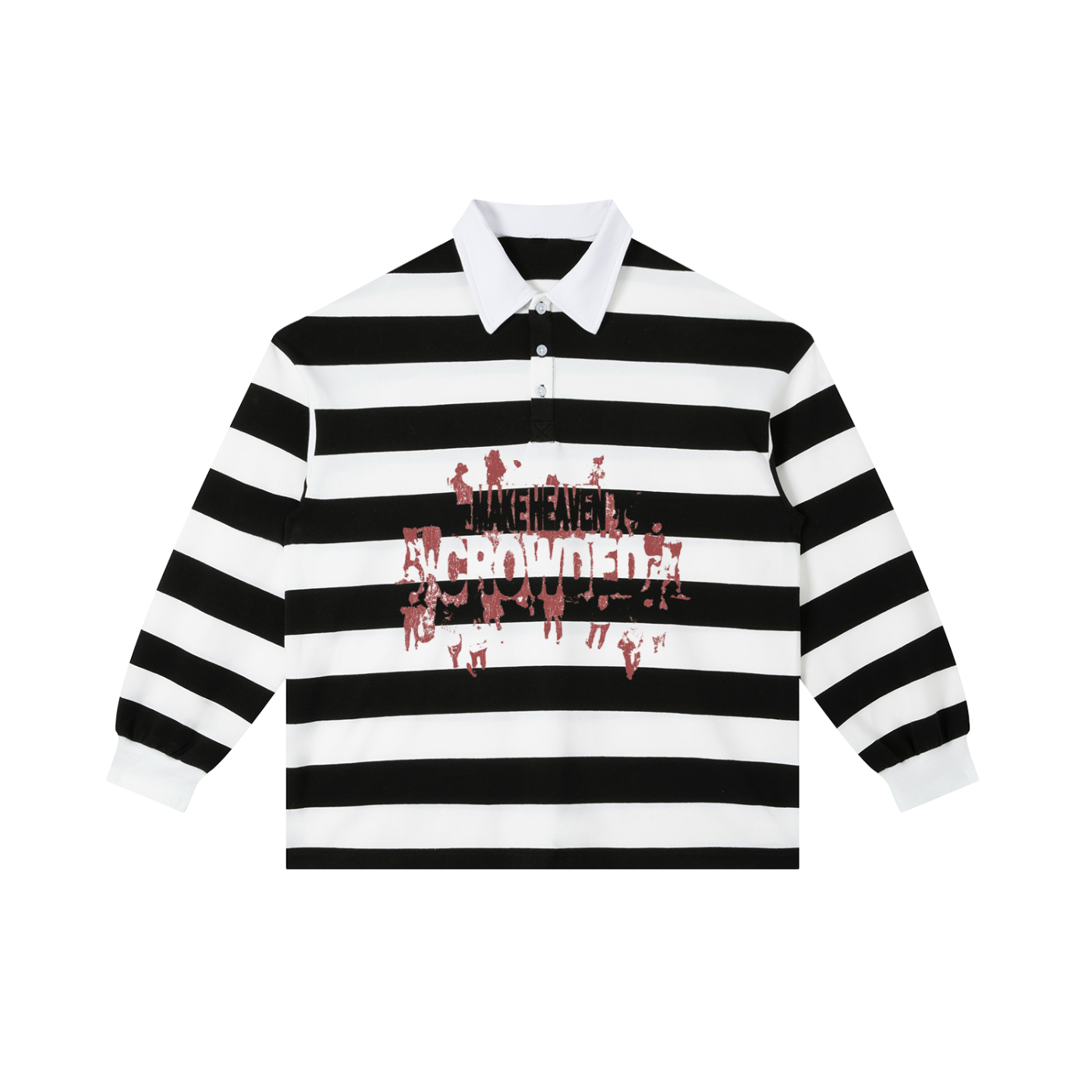 Color Block Stripe Polo Shirt