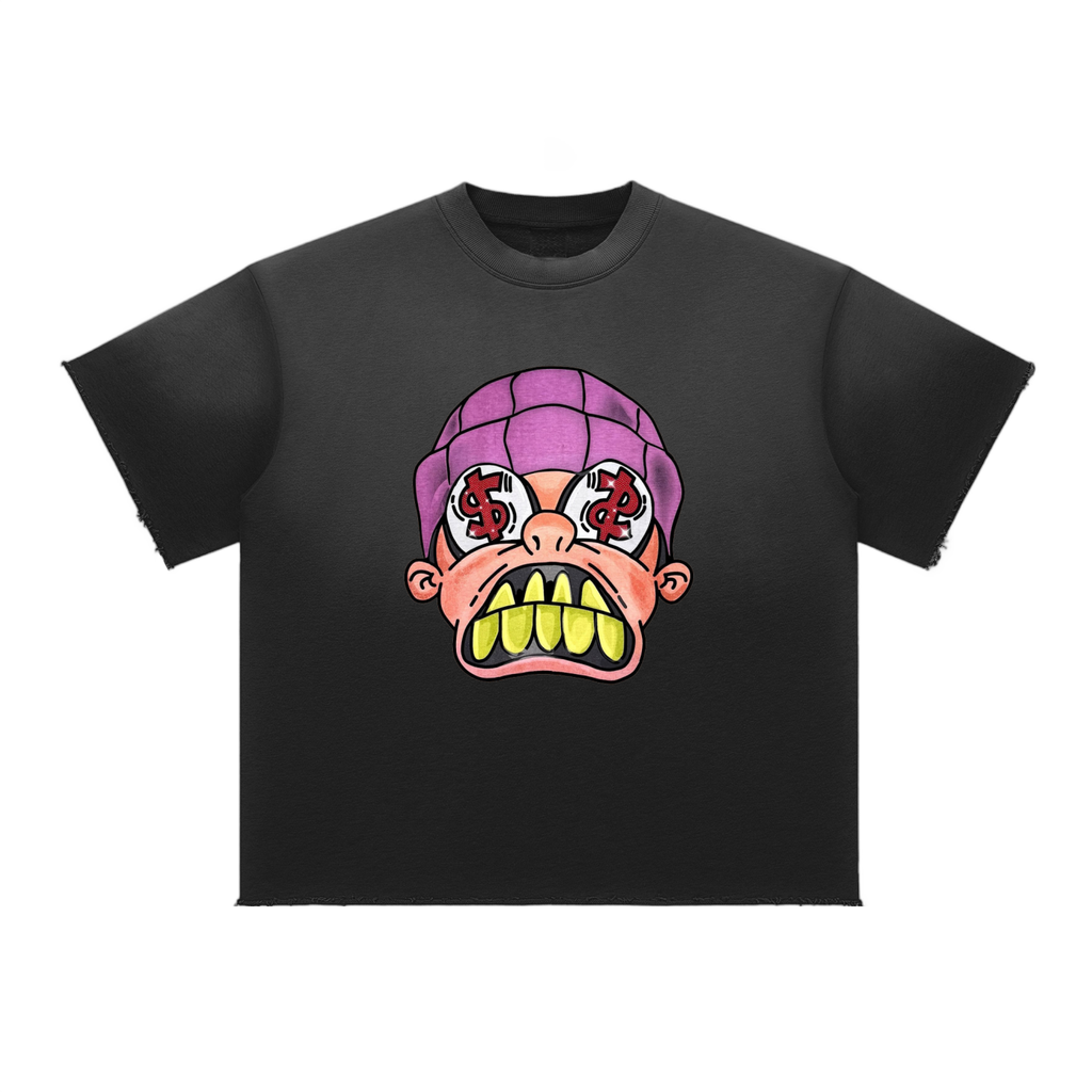 Sun Fade Raw Edge T-Shirt