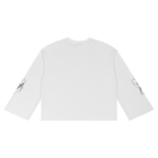 Unisex Waffle Raw Edge Long Sleeve