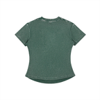 Vintage Washed Bodycon Cotton T-Shirt