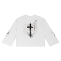 Unisex Waffle Raw Edge Long Sleeve