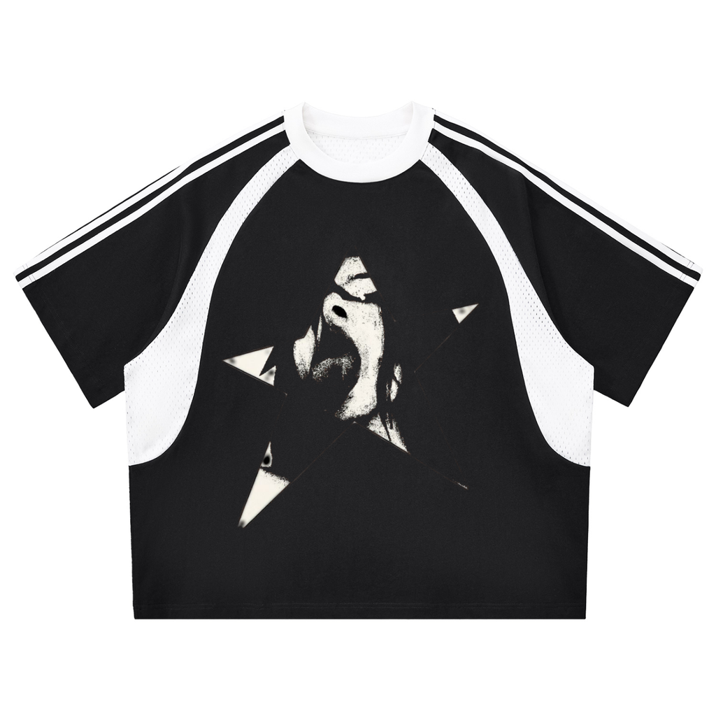 OUT LAW  Mesh T-shirt