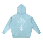 4 Snow Wash Fleece Oversize Hoodie