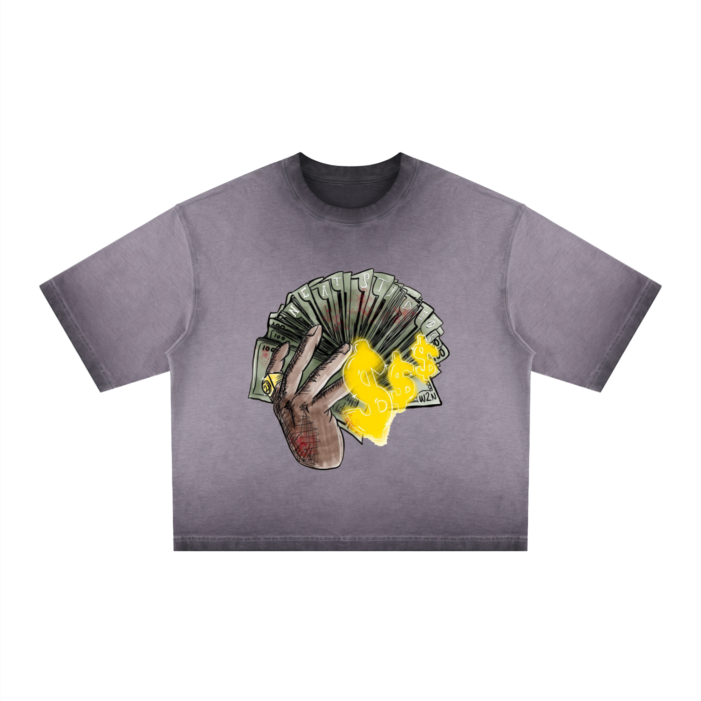 Unisex Reverse Dyed Boxy T-Shirt