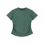 Vintage Washed Bodycon Cotton T-Shirt