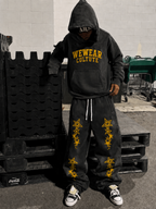 Wewear Culture Sunfade Wide Leg Fleece Sweatpants