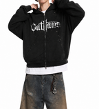 OUTLAW  Two-way Zipper  Hoodie