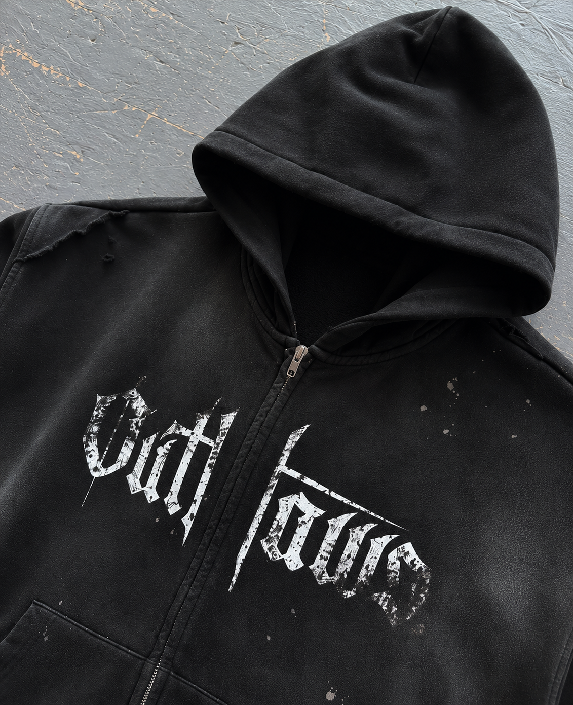 OUTLAW  Two-way Zipper  Hoodie
