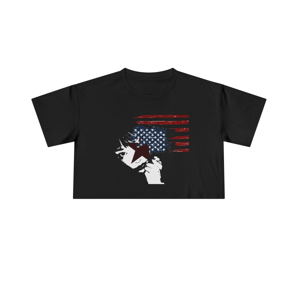 Star Face Crop Boxy Tee