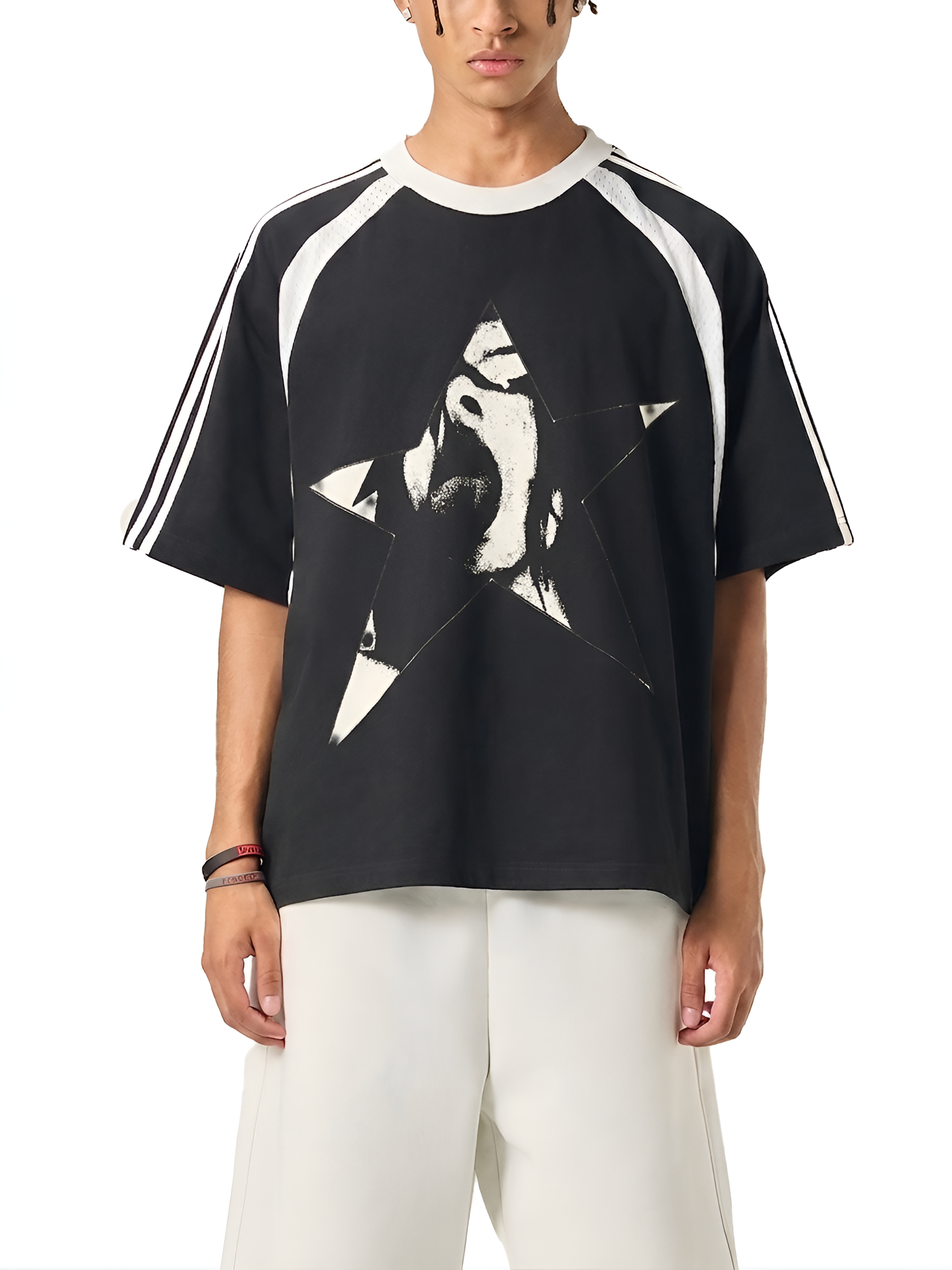 OUT LAW  Mesh T-shirt