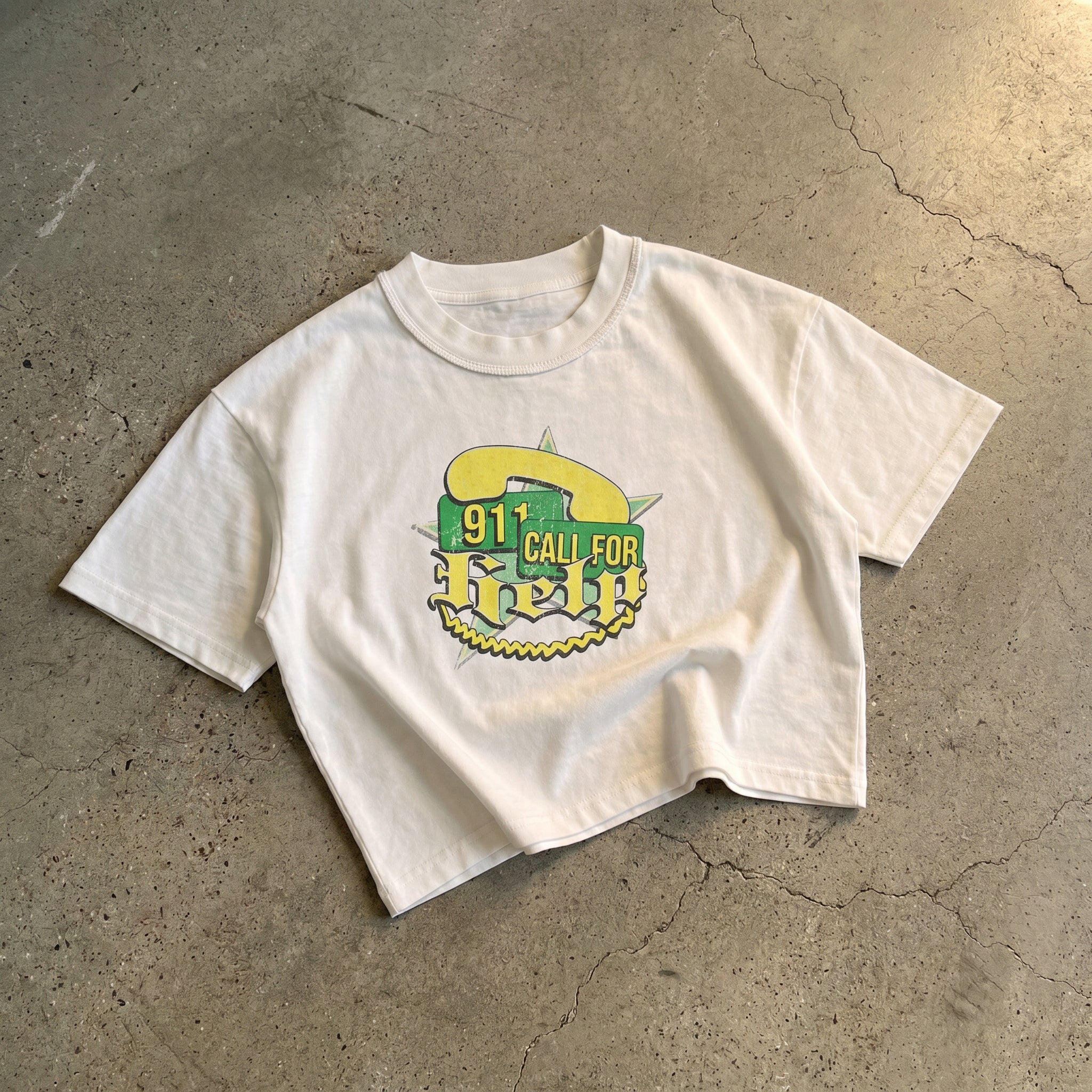 911 Crop Boxy Tee