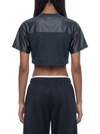 Women’s Cropped Paneled V-Neck Jersey