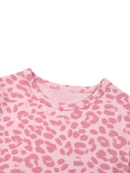 Women’s Leopard Print Crop T-Shirt