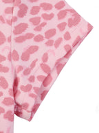 Women’s Leopard Print Crop T-Shirt