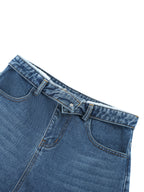 Women’s Vintage Wash High Rise Denim Shorts