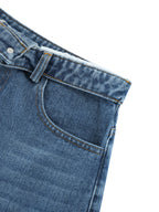 Women’s Vintage Wash High Rise Denim Shorts
