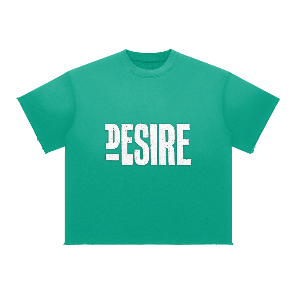 Desire Sun Fade Raw Edge T-Shirt
