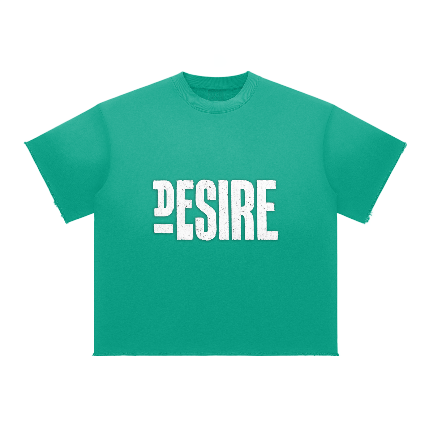 Desire Sun Fade Raw Edge T-Shirt