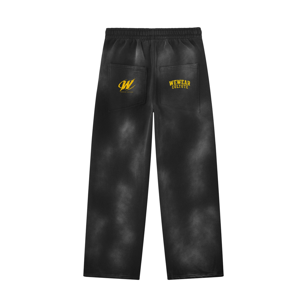 Wewear Culture Sunfade Wide Leg Fleece Sweatpants