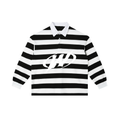 Color Block Stripe Polo Shirt