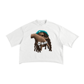 O Block French Terry Raw Edge T-Shirt