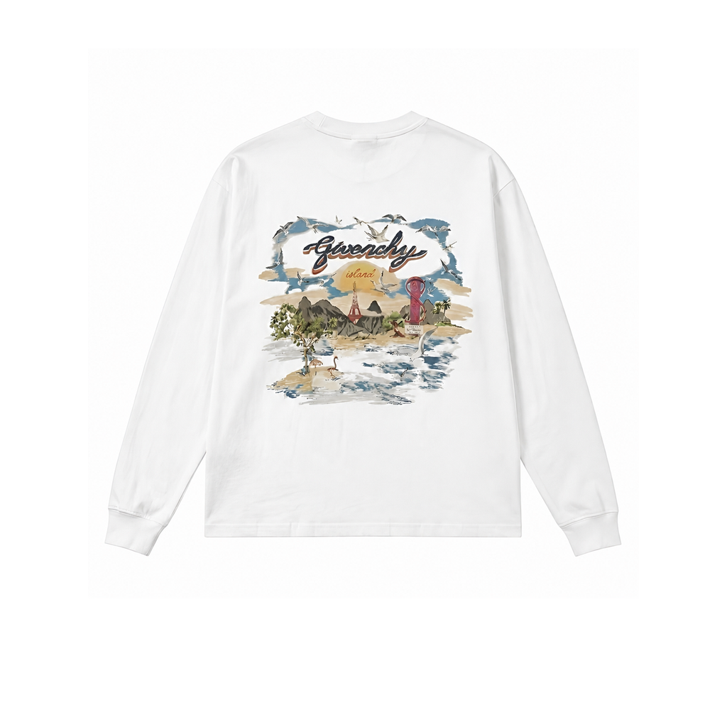 Malibu Palm Beach Long Sleeve Tee